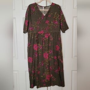Cotton Midi Dress